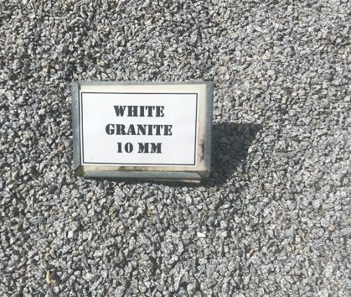 White Granite 10mm - 20ltr bag