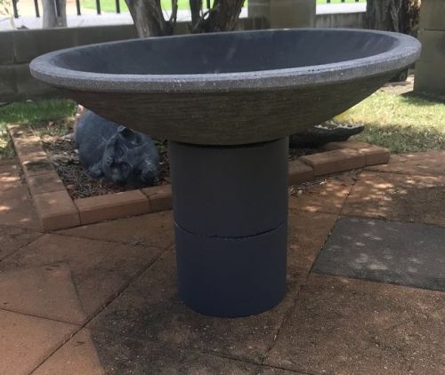 Bird Bath - 55cm high, 75cm dia bowl