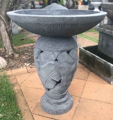 Bird Bath - 93cm high, 80cm dia bowl