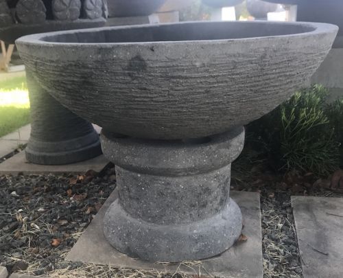 Bird Bath - 70cm high, 100cm dia bowl