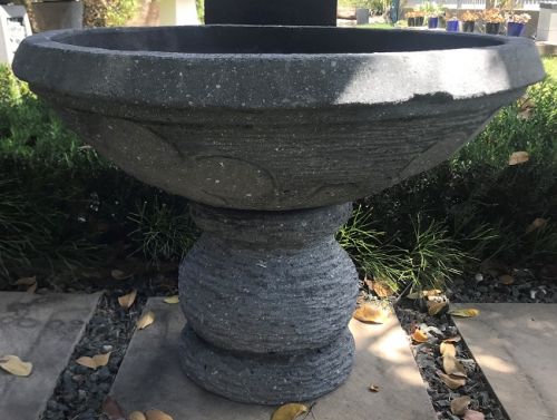 Bird Bath - 85cm high, 80cm dia bowl