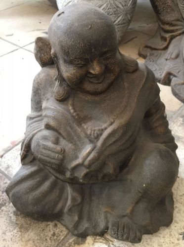 Monk - Sitting - Smiling