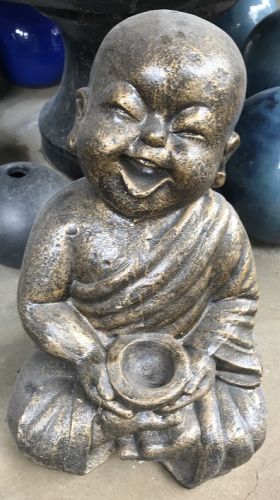 Monk - Sitting - Laughing