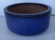 Bowl Straight Sided - Glazed - Blue