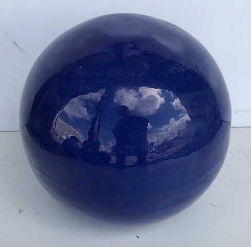 Ball - Glazed - Blue