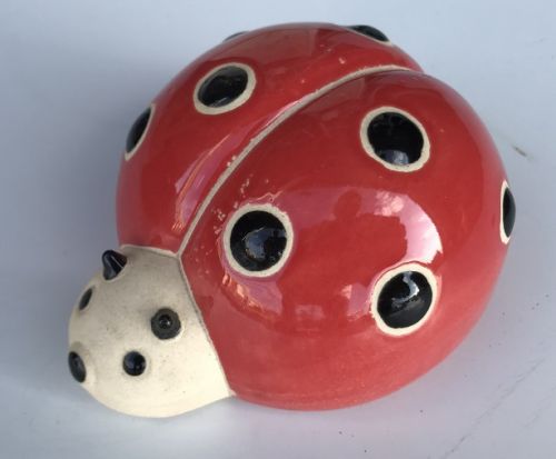 Lady Bug - Glazed - Red