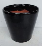 Cover Pot - Shiny Black